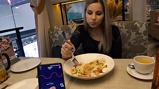 Public Remote Vibrator In Ikea And Restaurant - SFW By Letty Black