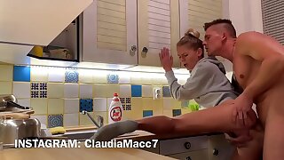 fucking in the scullery and creampie